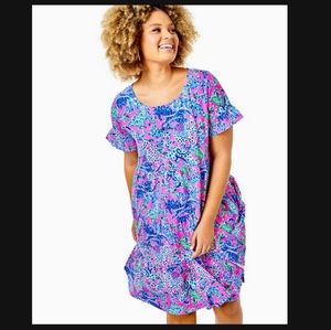Lilly Pulitzer Jodee Short Sleeve Swing Dress XL